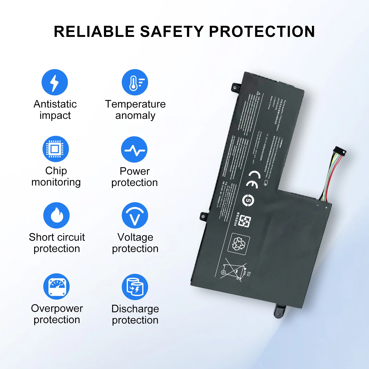 SARKAWNN L14M3P21 L14L3P21 Laptop Battery for LENOVO Edge 2-1580 Flex 3 1470 XIAOXIN I2000 FLEX 3-1580