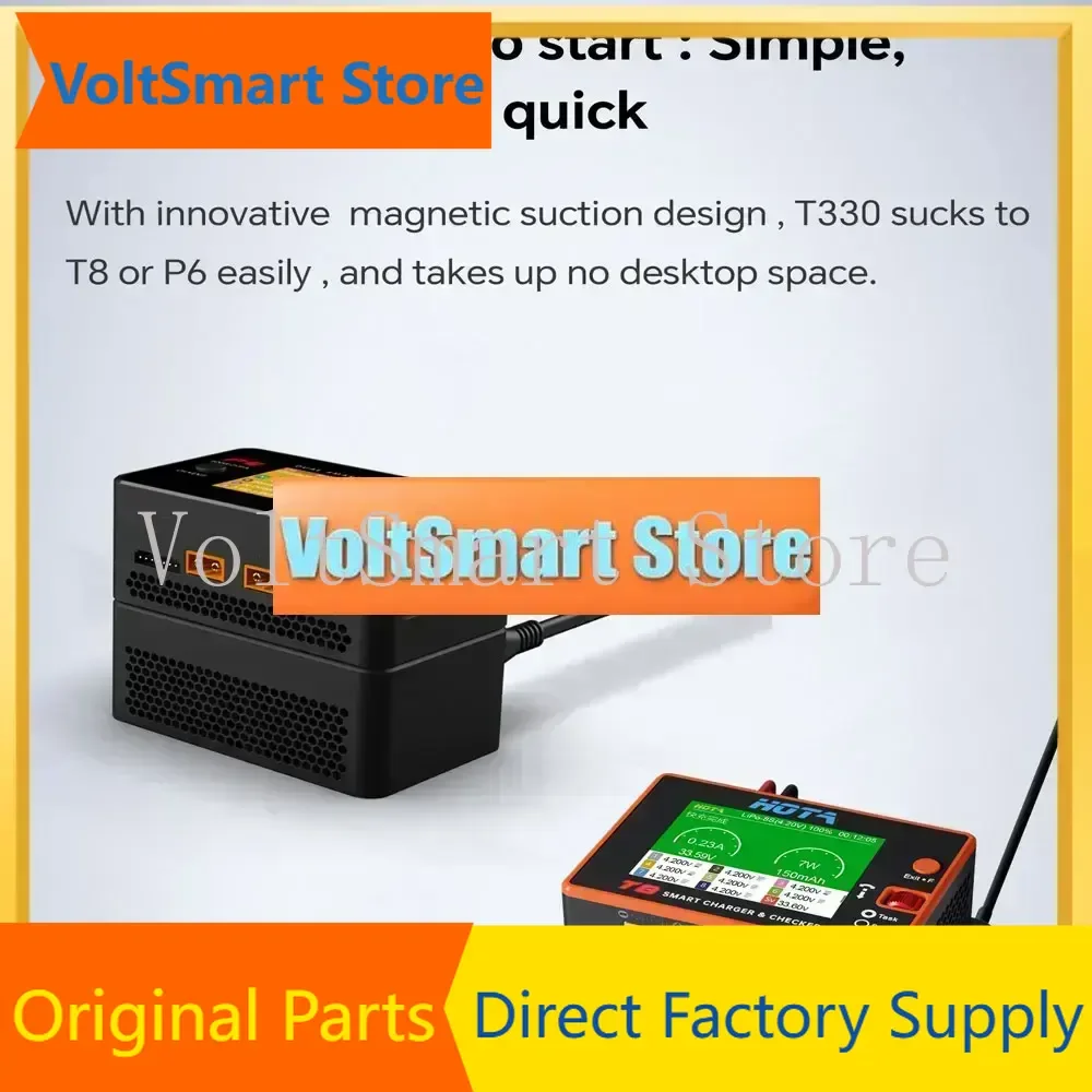 VoltSHOTA T330 GaN Power Adapter 330W GaN SiC AC 100-240V 50-60Hz Small Size High Power Pro Charger Accessories RC Drone Parts