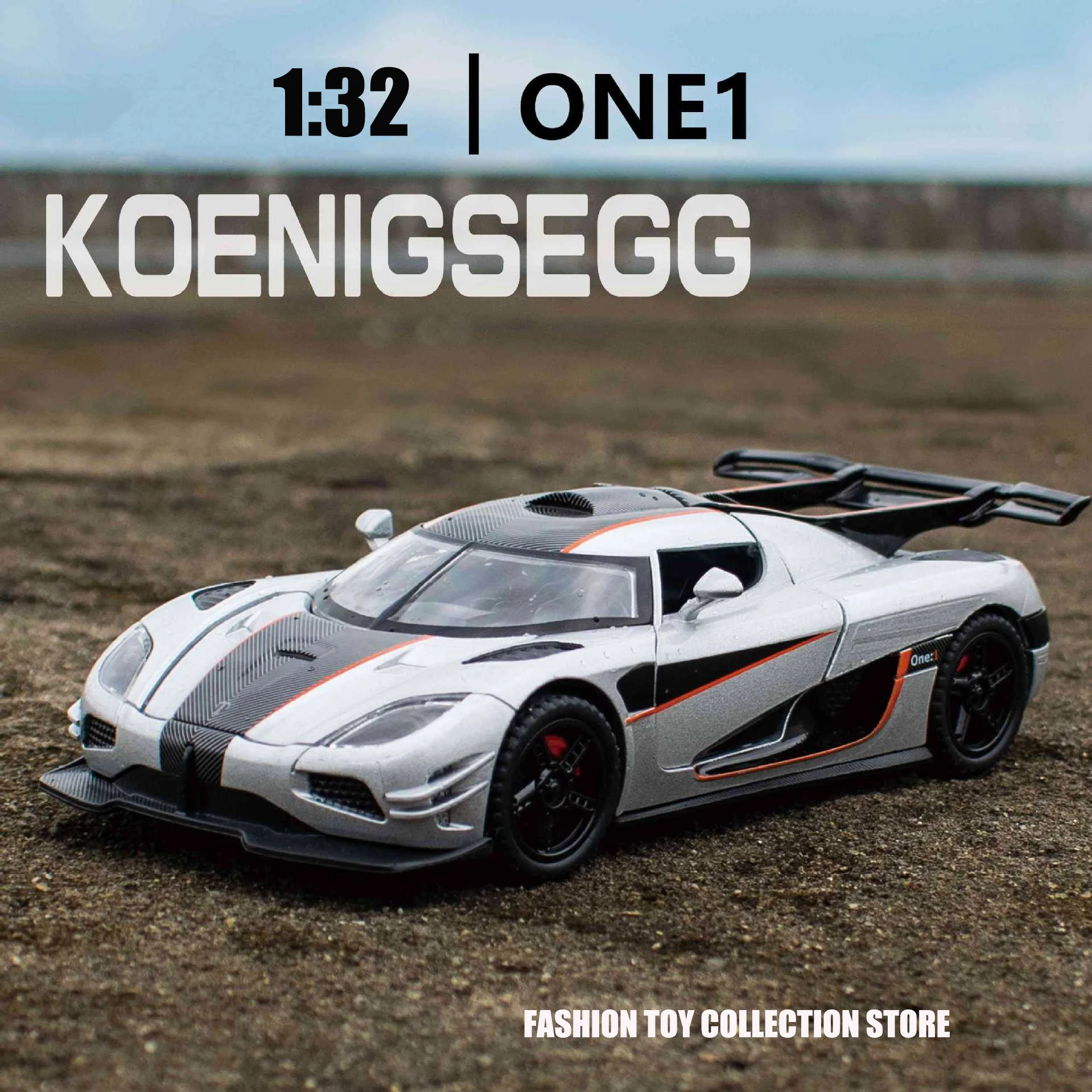 1:32 KOENIGSEG Fast & Furious Alloy Car Model Diecasts Toy With Sound and Light Vehicles Decoration Toys For Kids