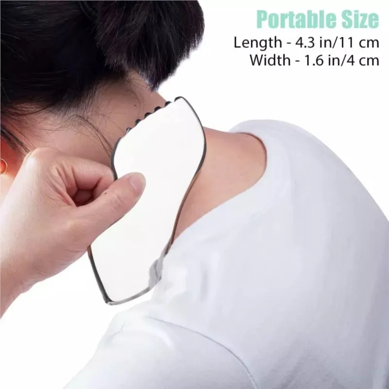 Beleza handheld faca fascial muscular liberação fascial faca de aço inoxidável músculo tecido macio relaxamento exercício terapia ferramenta