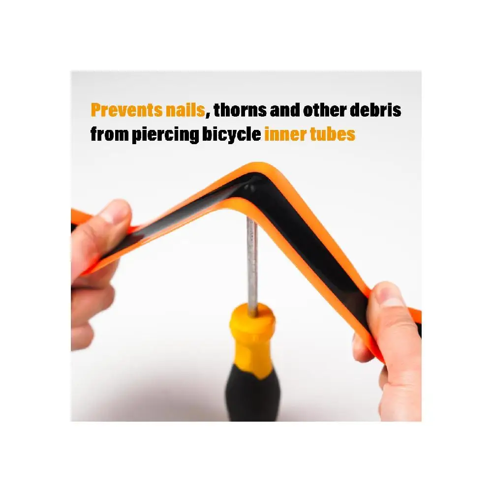 Chooee Bicycle Part TPU Self-Adhesive Tire Liner Kit for Motorcycles/Fat Bikes/Snowmobiles - Anti-Puncture Guard, 2-Pack