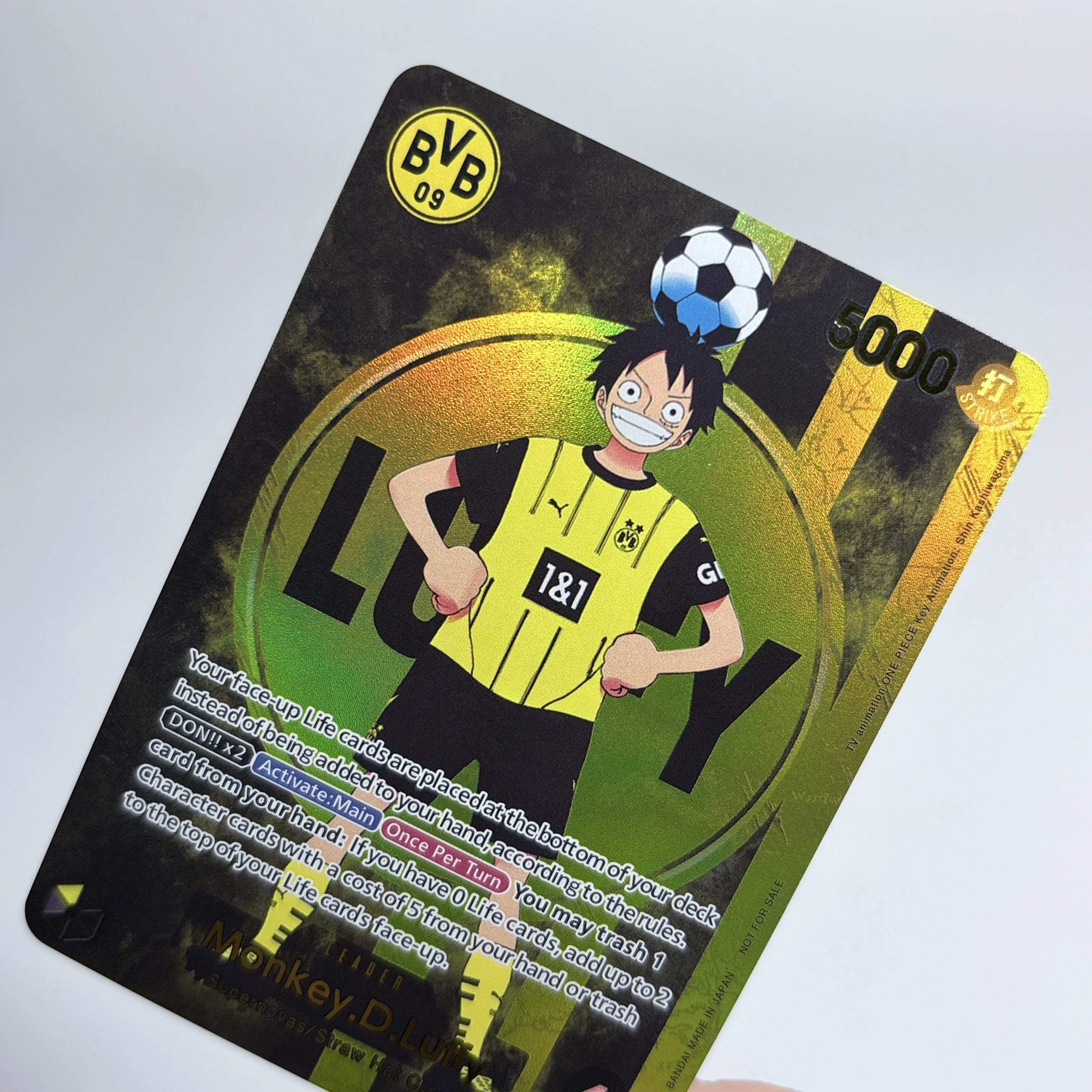One Piece TCG Luffy ST13-003 Leader Proxy Card English Foil OPCG Collectible Card The Best Gift for a Friend