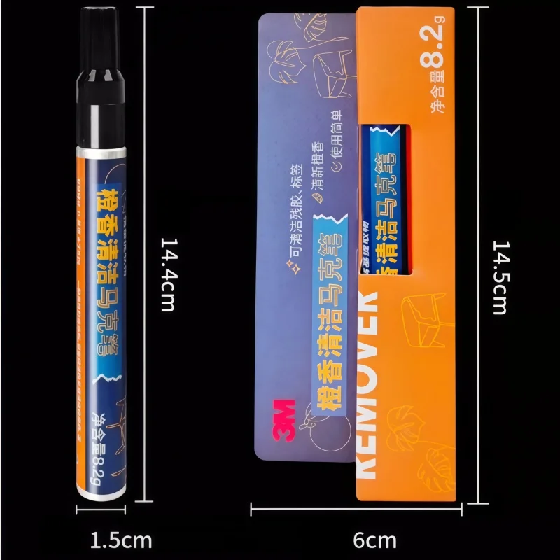 Original 3M Scotch Adhesive Remover Pen Sticker Residue Cleaner for Glass Metal Plastic Car Home 8.2G