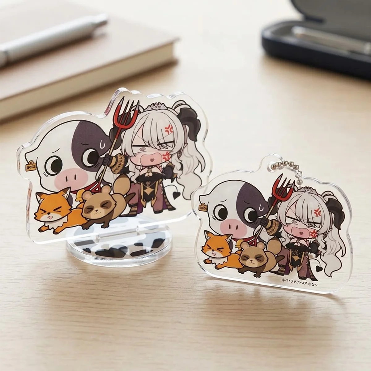 Anime Petra Nightmare 10cm Acrylic Stand Keychain Badge Set, PTN Gift, Halloween Otaku Desktop Collectible Merch