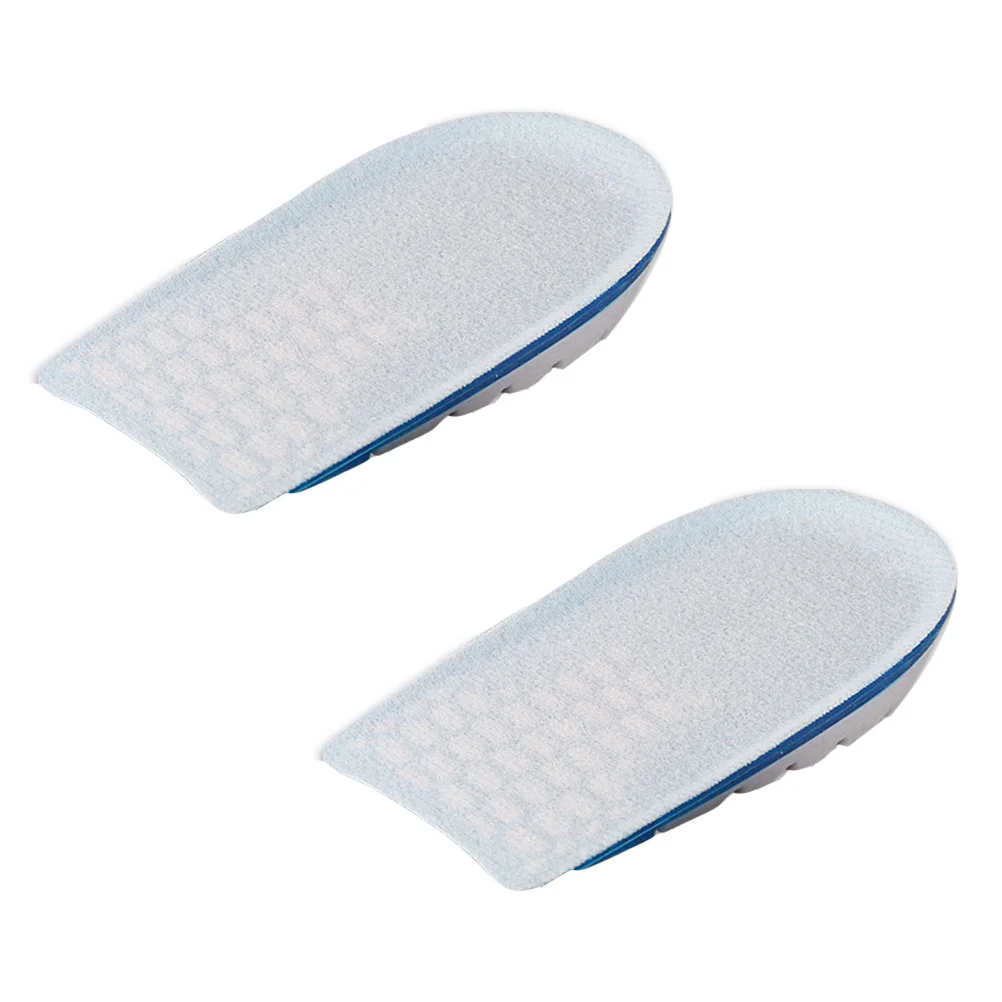 1 زوج الارتفاع زيادة نعل غير مرئية مستقرة سيليكون للصدمات تنفس ذاتية اللصق مريحة نصف وسادة #1