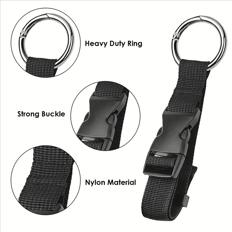 Lightweight and Portable Travel Luggage with Fixed Straps Backpacks External Straps Buckle Style Expansion Bags Luggage Straps view 2