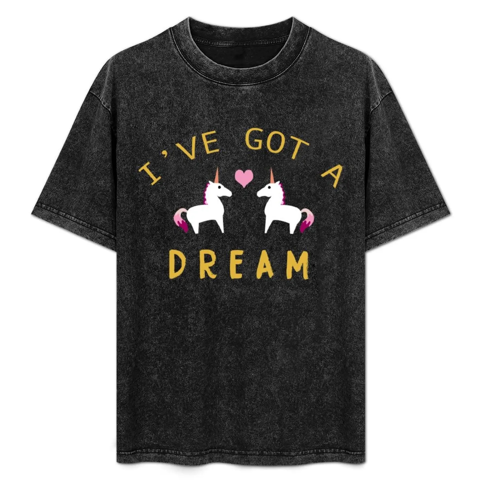 Ive Got a Dream T-Shirt vintage t shirts boys animal print summer top black t shirts for men