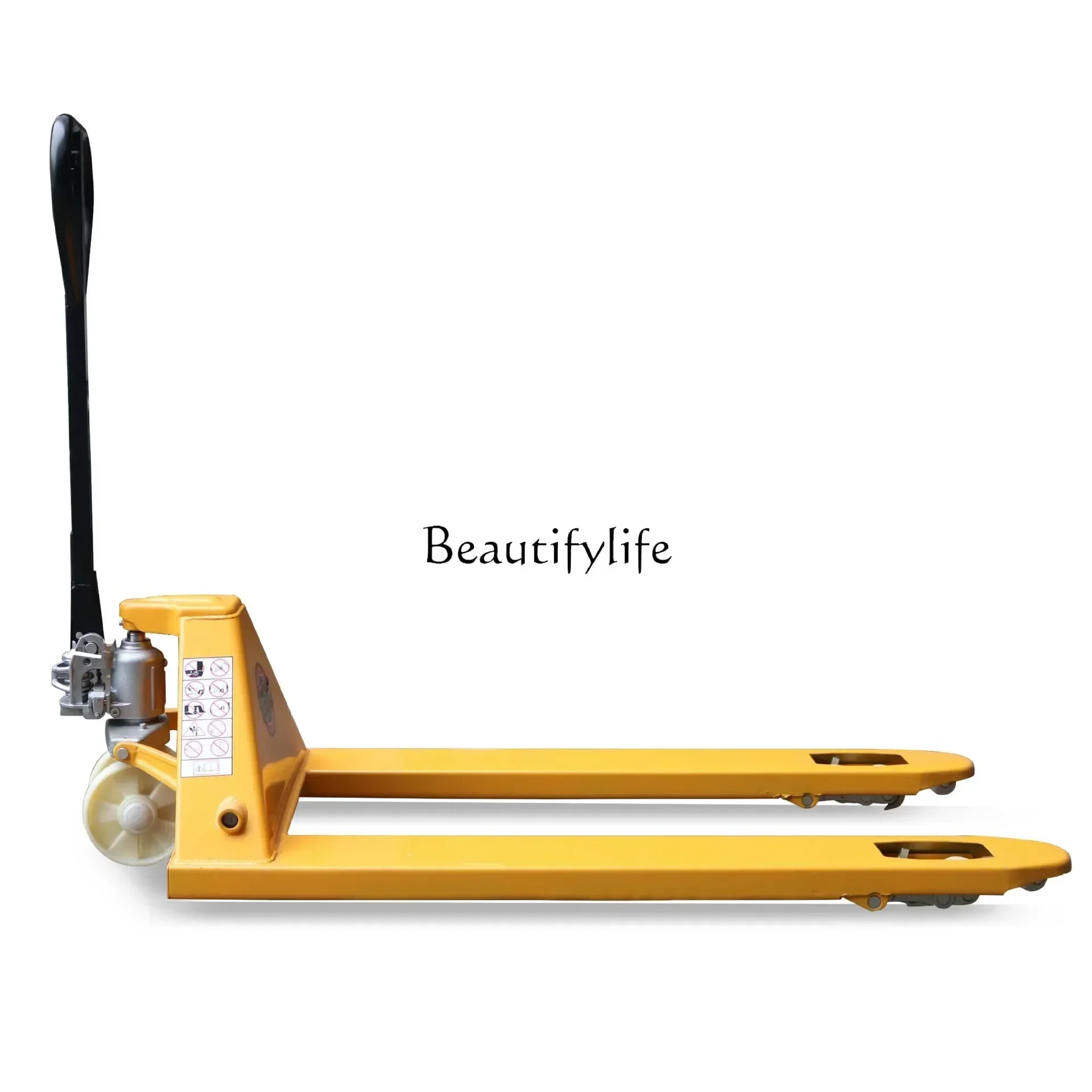 

B CBY-C3T Вилочный погрузчик с ручным управлением, гидравлический подъем и обработка, ручной прицеп для складских лотков