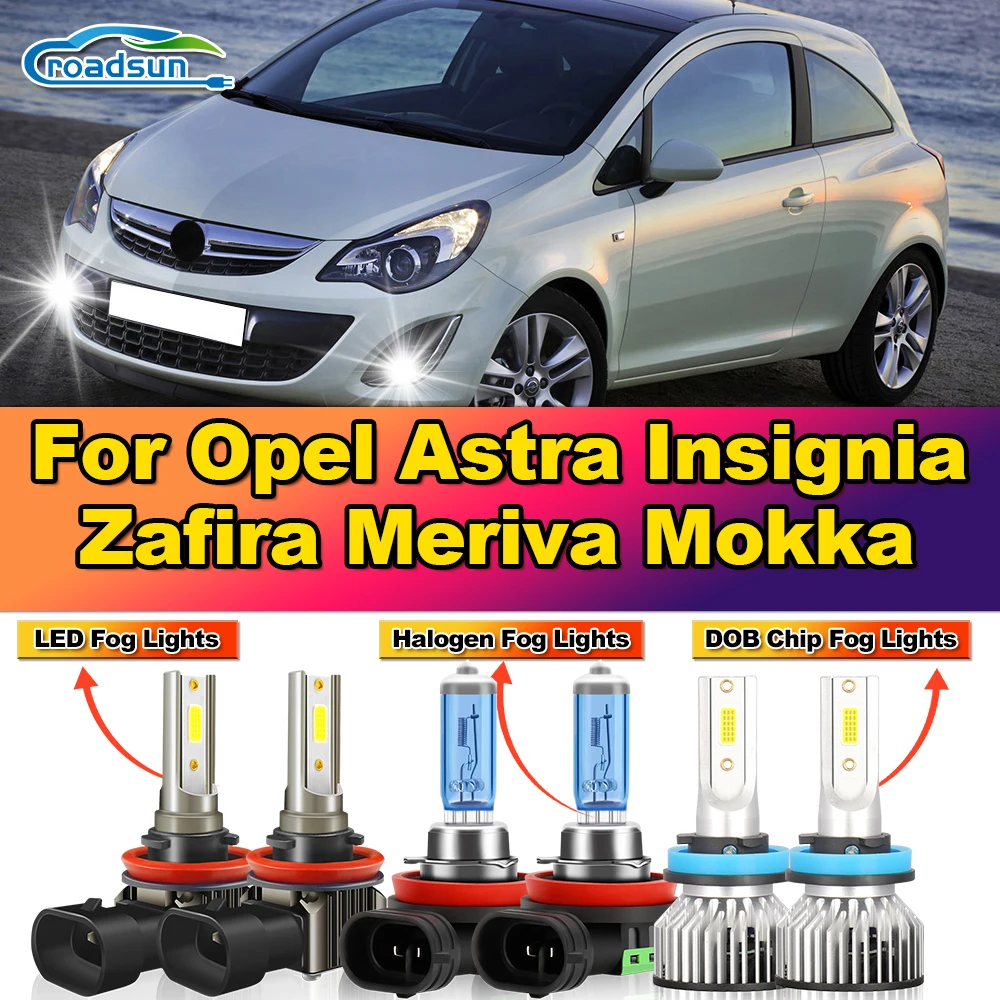 

20000LM Super Bright LED Fog Lights 100W Canbus No Error Fog Lamps 6000K White 12V For Opel Astra Insignia Zafira Meriva Mokka