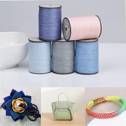 160M Polyester Waxed Line Leather Craft Sewing Wax Thread 0.35MM Cord Round Leather Sewing Wax Thread DIY Bracelet bag