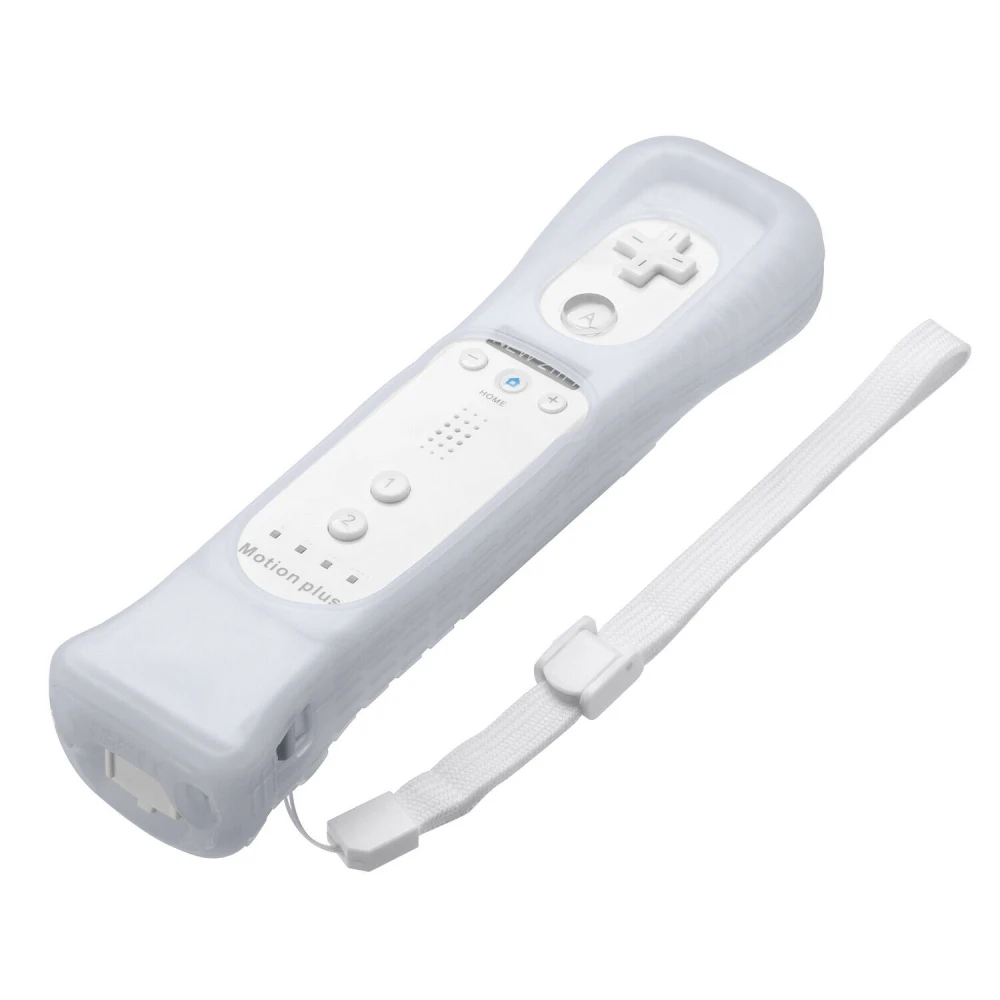 For Nintendo Wii Motion Plus Adapter Sensor Handle Accelerator Intensifier With Silicon Case Remote Controller Motion Enhancer images - 6