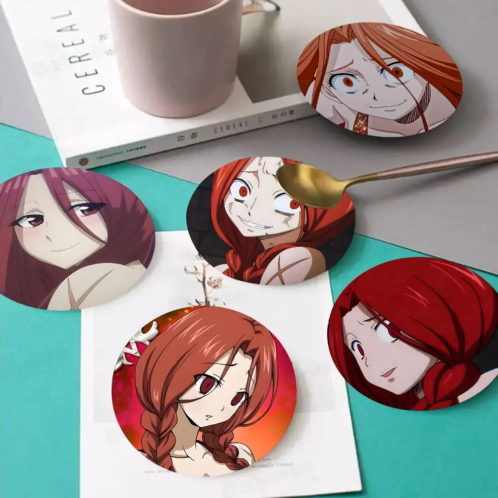 1pc Flare Corona Fairy Tail Wooden Coaster Colour Printing Cup Mat Home Desk Decoration Gifts