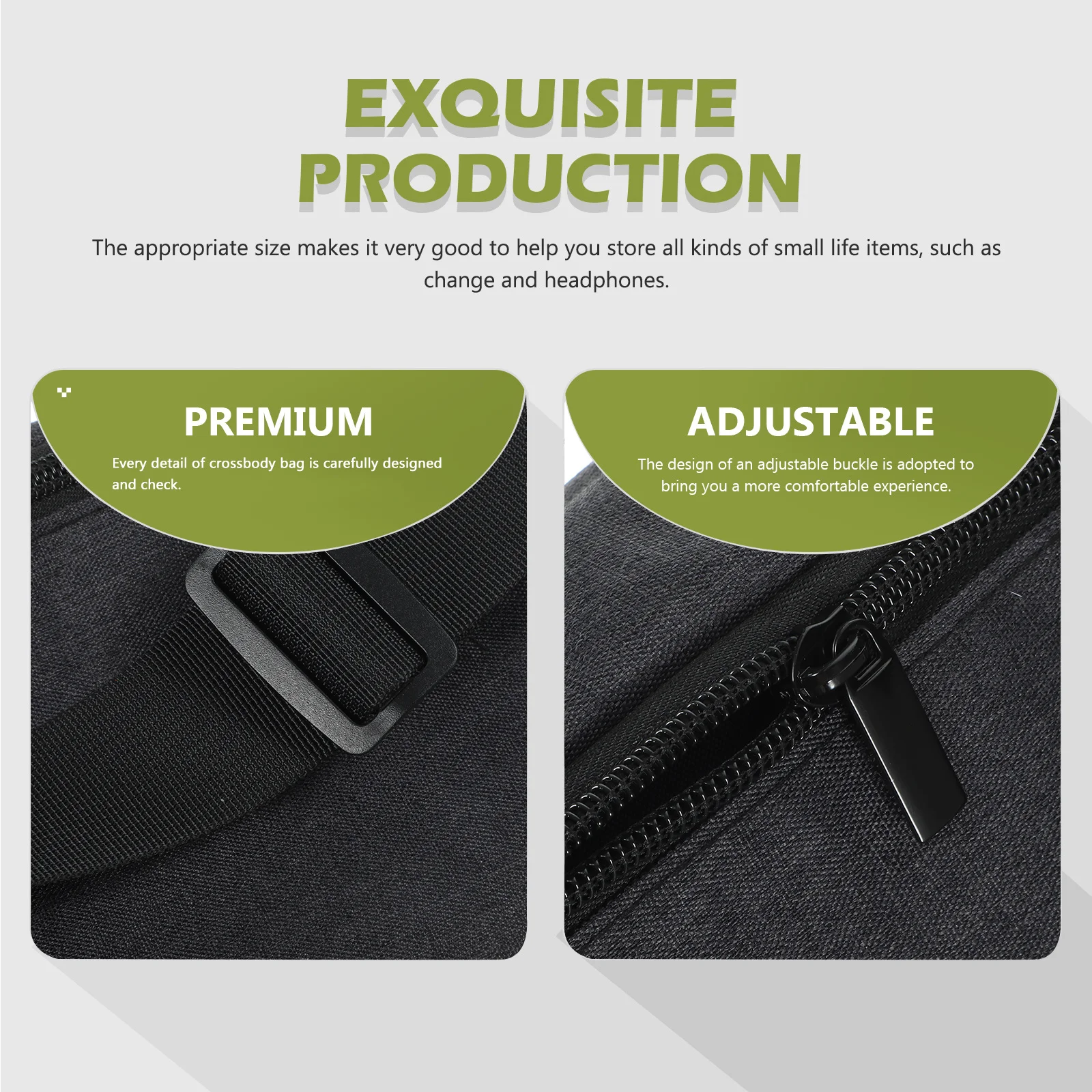 

Nylon Waterproof Women Outdoor Bag Black 12Inch Fashion Shoulder Cross Body Chest Bag Hiking Running Crossbody Bags for Women