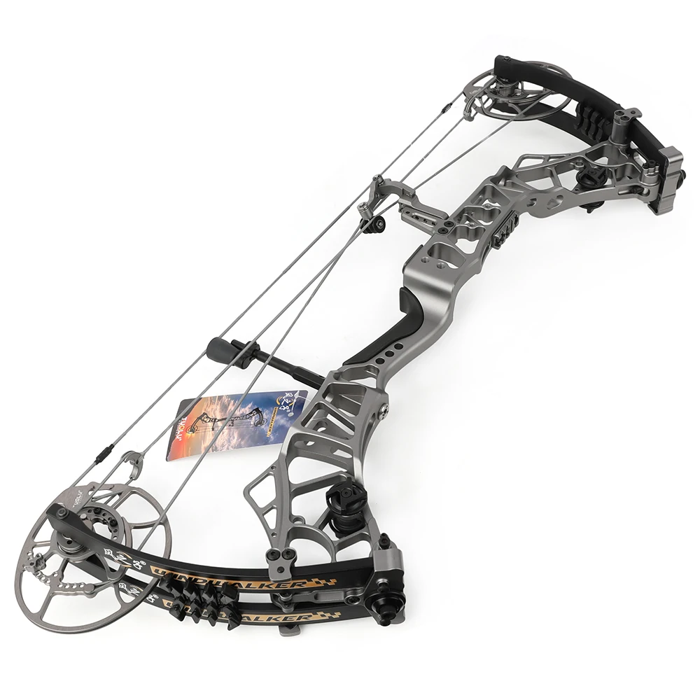 40-70파운드 컴파운드 보우 29.5인치 오른손잡이용 아치리 컴포지트 보우 CNC 알루미늄 라이저 캠 IBO 356fps 타겟 슈팅 헌팅 보우