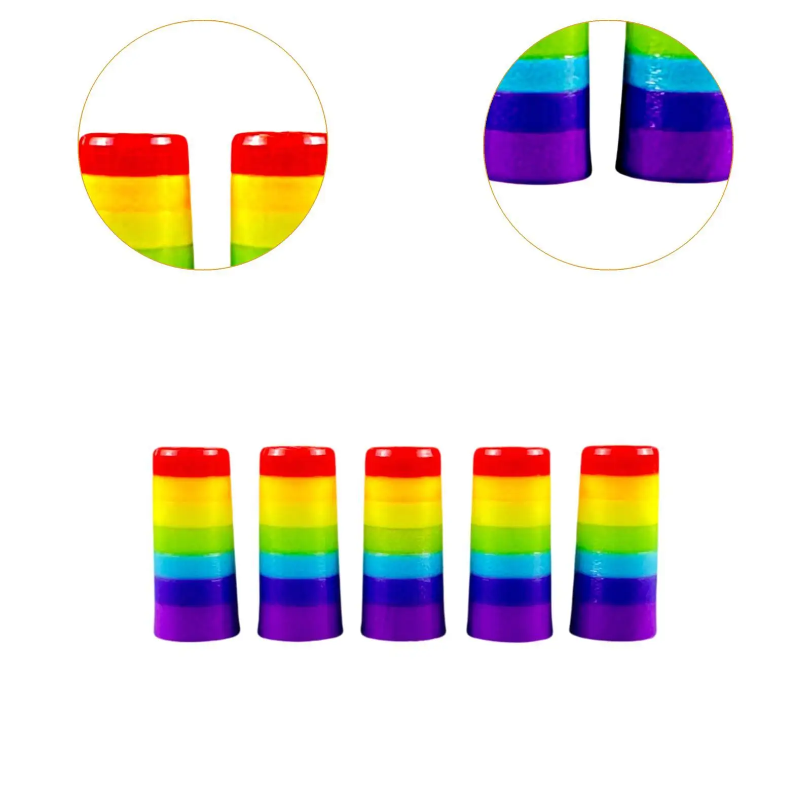 5 stück Golf Eisen Aderendhülsen Kegel Spitze Adapter End Kappe Kegel Eisen Aderendhülsen Golf Club Welle Ferrule Golf Ersetzen Zubehör