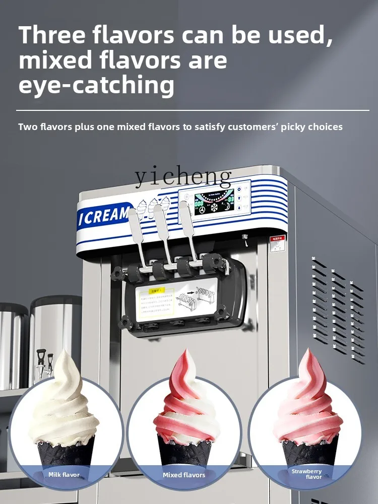 Zz macchina per il gelato commerciale piccola macchina automatica per il tè al latte macchina per il gelato stalla macchina per il gelato soft