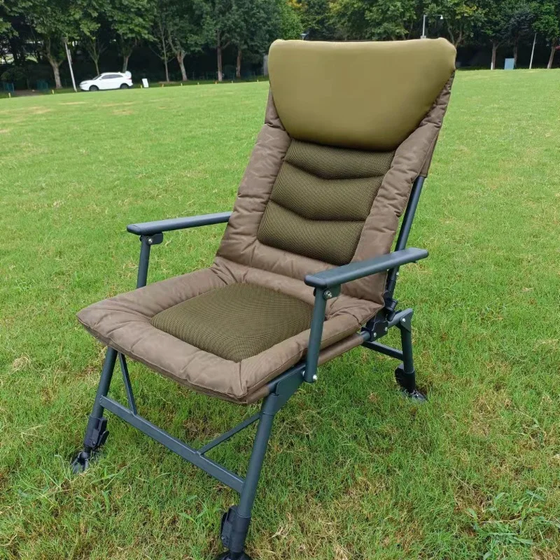 Adjustable Backrest Legs Multistyle Foldable Portable Outdoor Folding Chaise Lounge Camping Garden Beach Fishing Chair
