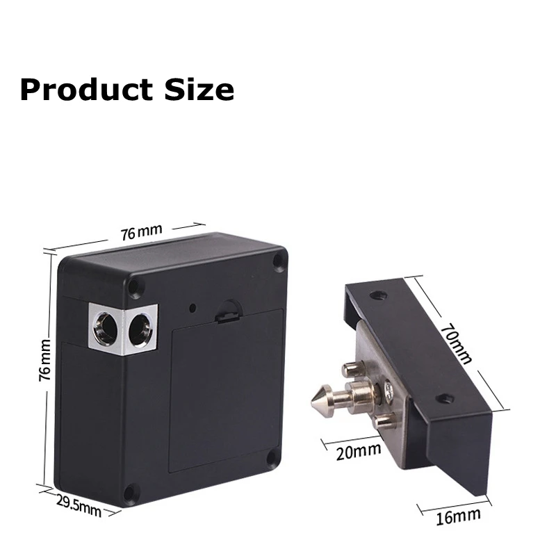 Invisible Hidden Cabinet Drawer Smart Electronic Wooden Lock TTLock APP Remote Control Keyless Support 13.56MHz IC Card