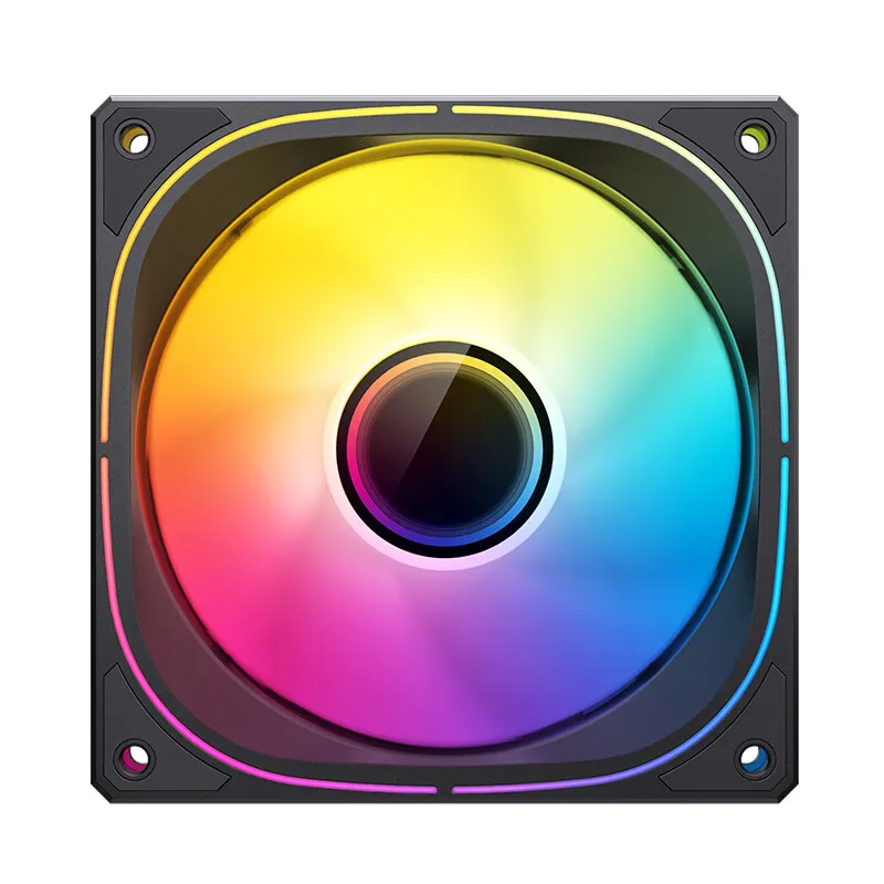 Aigo PC Case Fan Gamer Computer 120mm RGB Kit Fans 4PIN PWM Water Cooler CPU Cooling Fan 3pin5v Unlimited Space Argb Ventilador