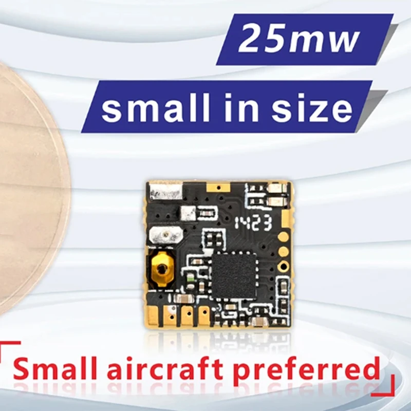 

Мини VTX Nano25 5,8G 40CH 25mW 5V OSD 40CH 10x10x2,5mm Mini VTX NTSC/PAL для FPV RC Racing Drone