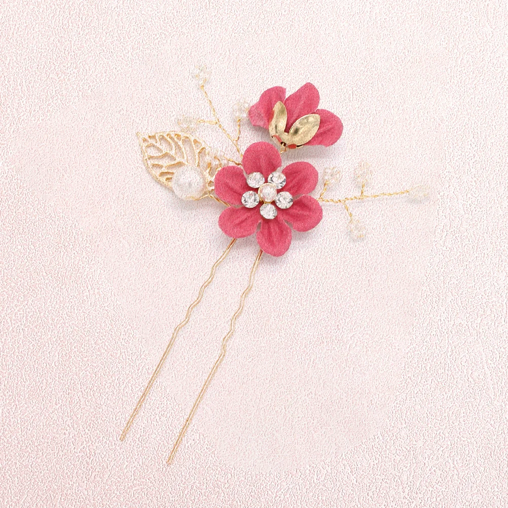 2Pcs Wedding Headpiece for Bride Delicate Flower Hair Accessories Fashion Bridal Hair Pins for Wedding Photography Special