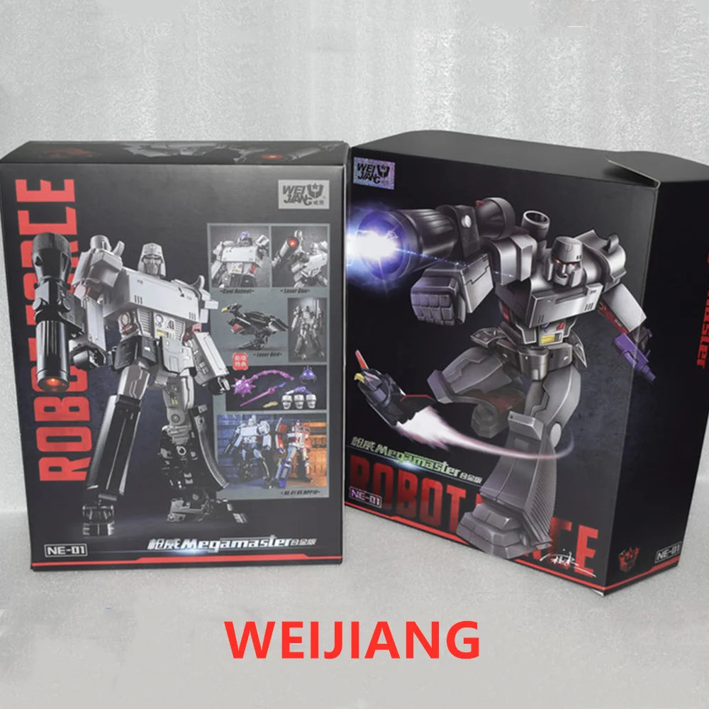 WJ Wei Jiang Mpp36 Ne-01 Ver de grandes dimensões. Obra-prima Ragnar Galvatron MG Tank Megatank Action Figure Robô