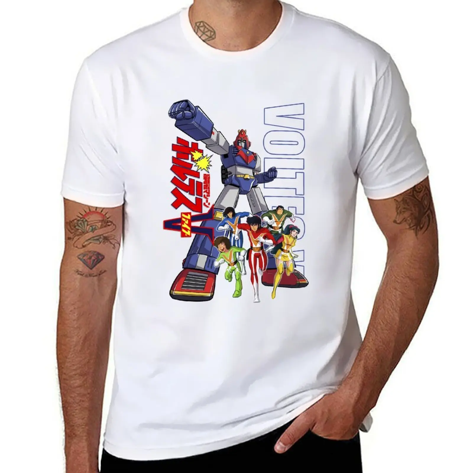 

ROBOT VOLTES V JAPAN VOLTES V T-Shirt t shirts with prints t shirts for man pack cotton T-Shirt