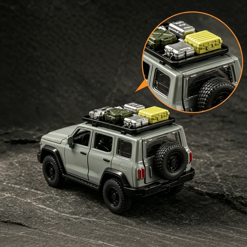 1/36スケールの、オフロード走行に特化したSUVの合金製モ - Battery Case Storage のレビューと価格