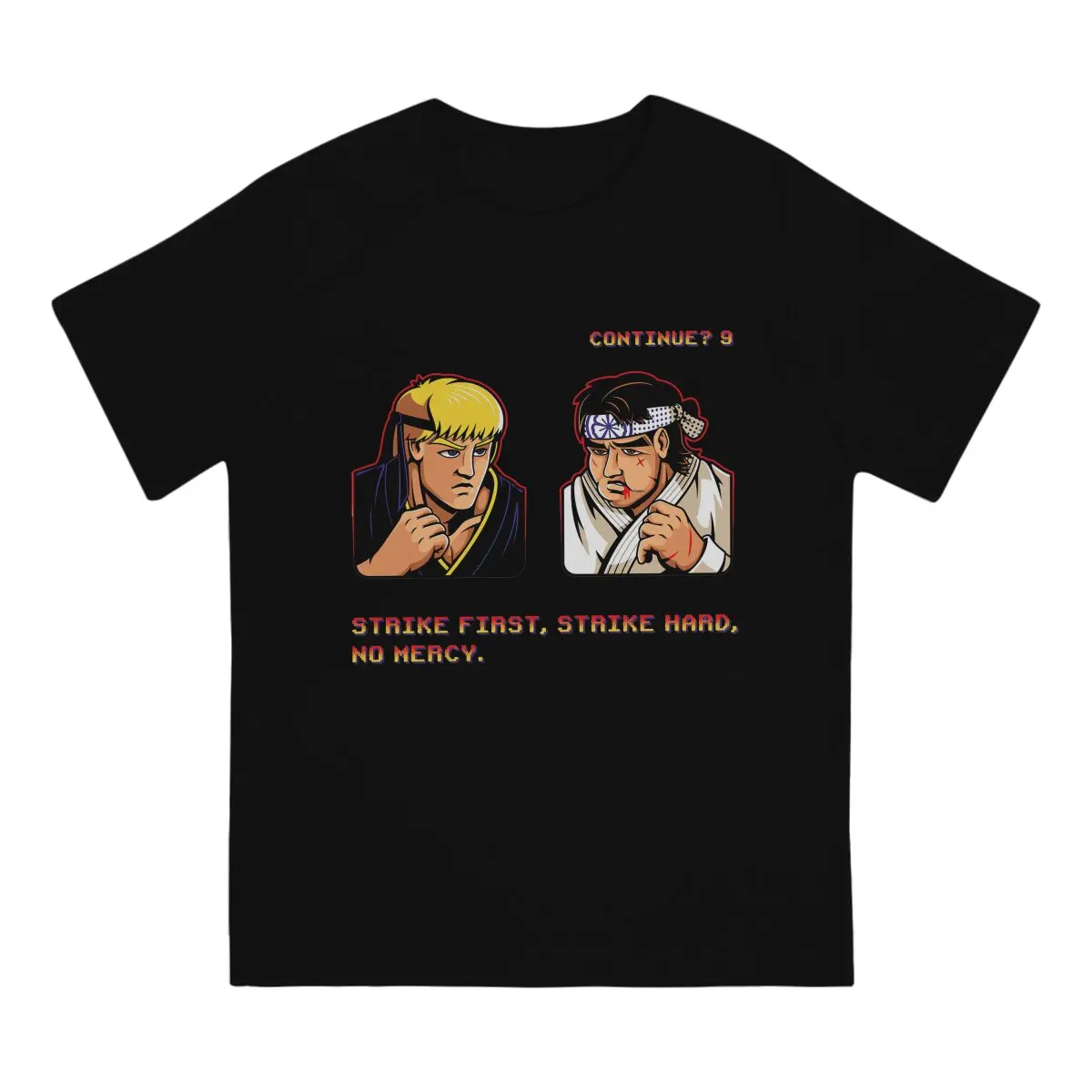 Cobra Kai Good Ending T Shirt Grunge Men Tees Summer Clothing Polyester Crewneck TShirt