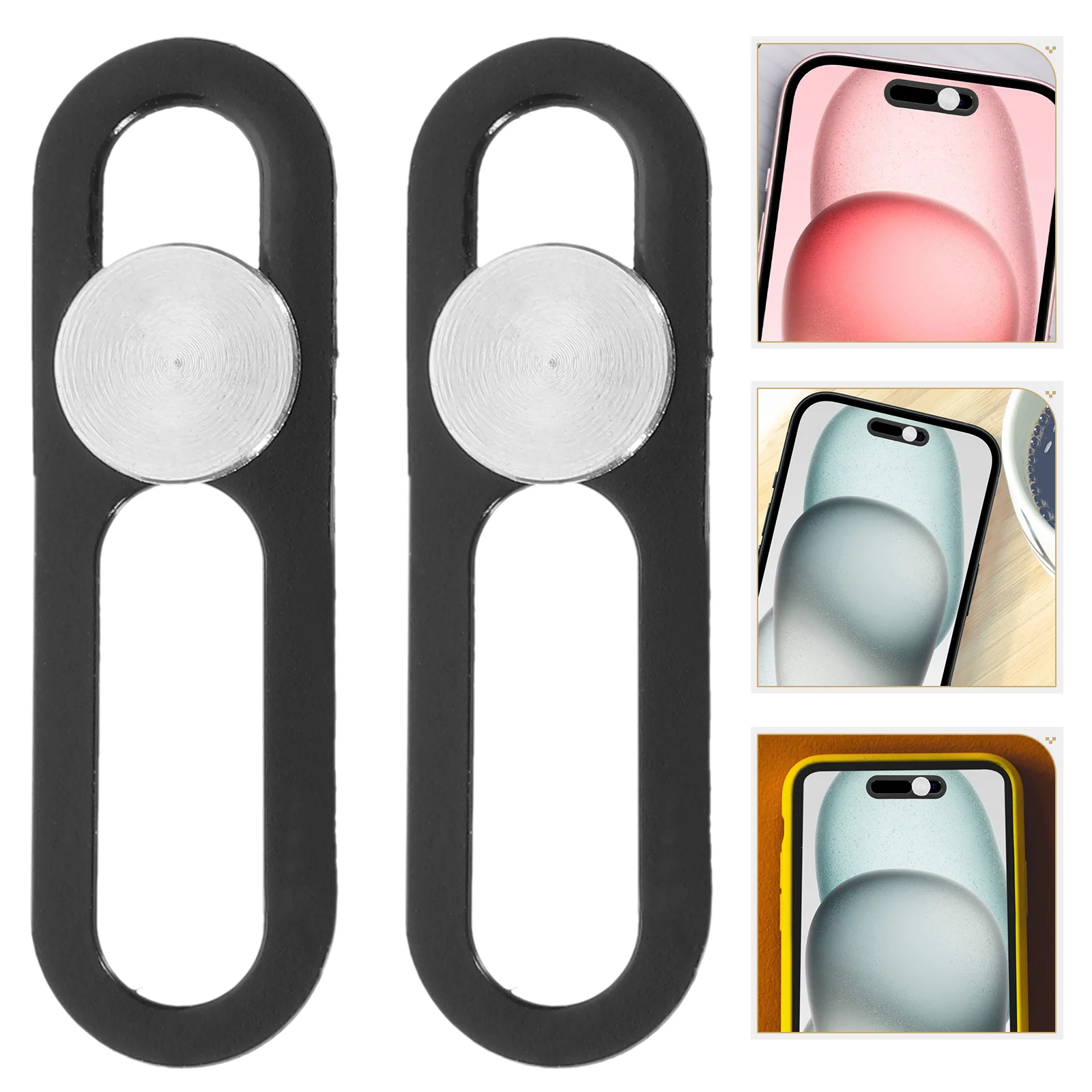 

2 Pcs Mobile Phone Lens Cover Camera Slide Privacy Webcam Covers Plastic Protection