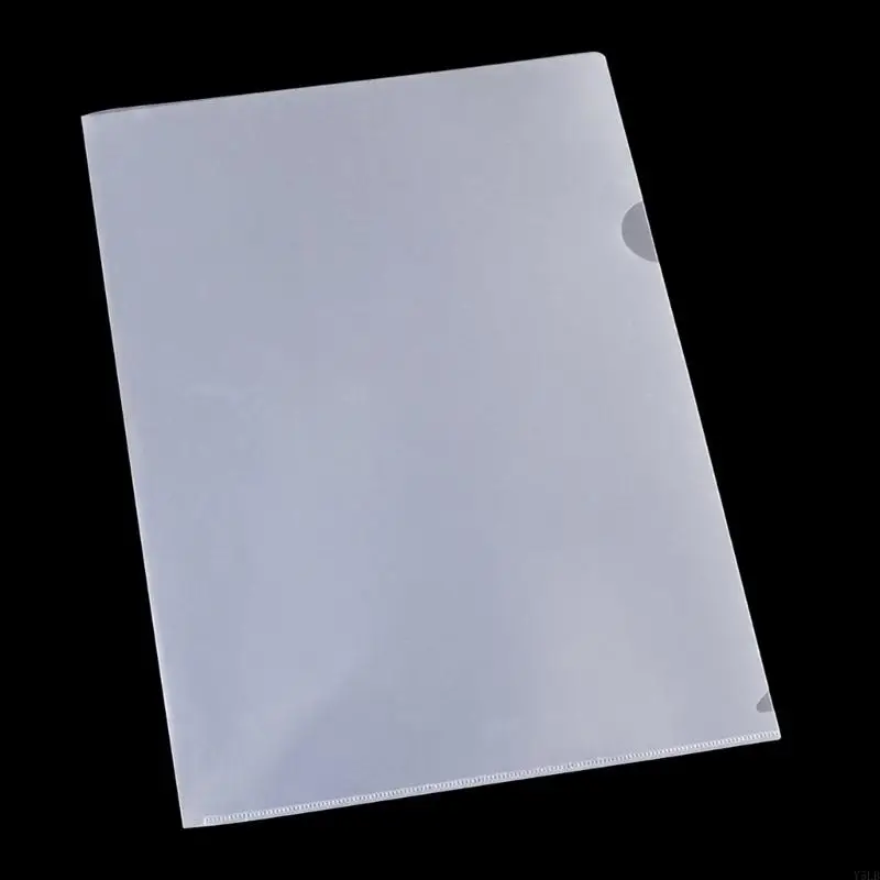 

Y5LB Plastic Clear Document Folders L-Type Folders Project Pockets for A4/Letter Size