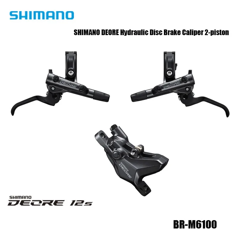 SHIMANO DEORE Hydraulic Disc Brake Caliper 2-piston BR-M6100 lightweight braking performance