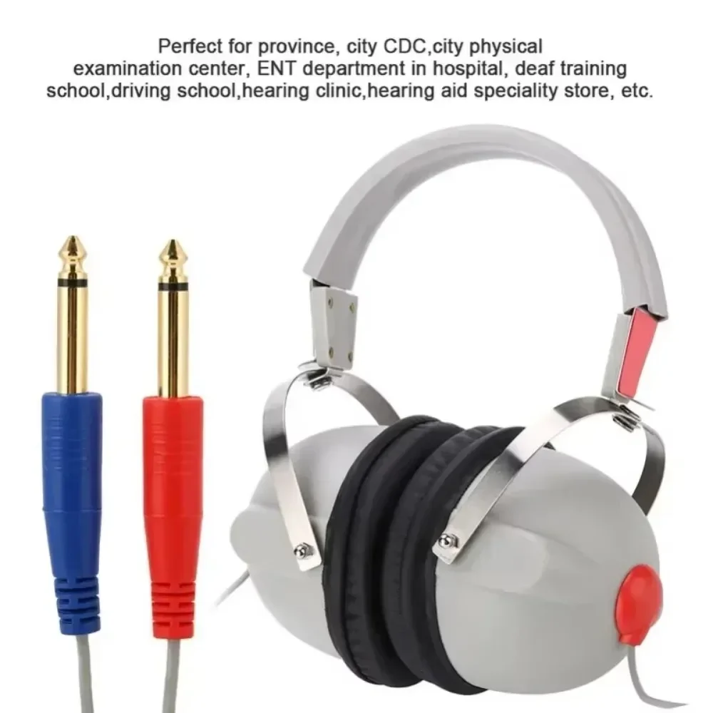 High-Sensitivity Electric Audiometer Air Conduction Headphones Hearing Test TDH39 DD45 Audiometer Headphone Earphone Ear Care