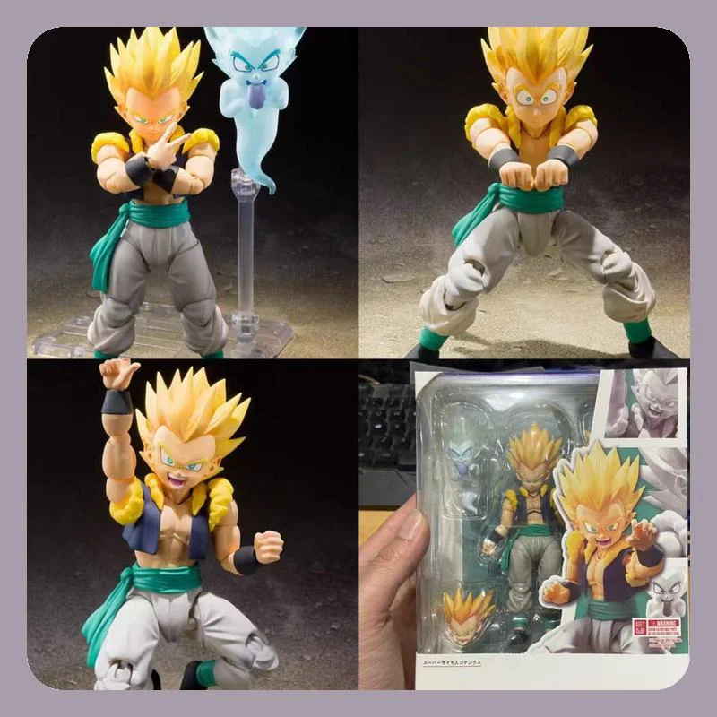

Аниме-фигурка Dragon Ball Super Saiyan Gotenks, коллекционная, подвижная, для декора рабочего стола, украшение, игрушка, подарок для фанатов