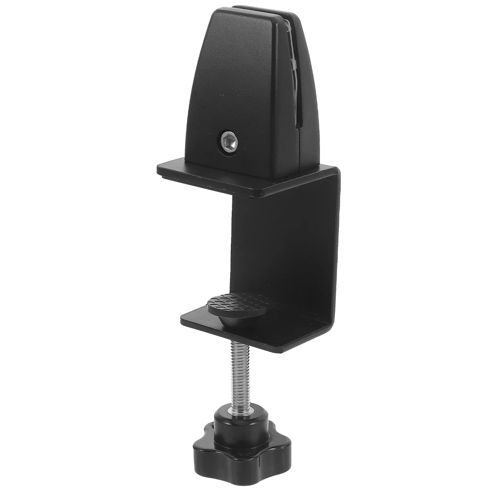 

Aluminum Alloy Screen Clip Large L Shaped Black Desk Partition Clips Divider Clamps Privacy Panel Clamp Splicing Sneeze Guard