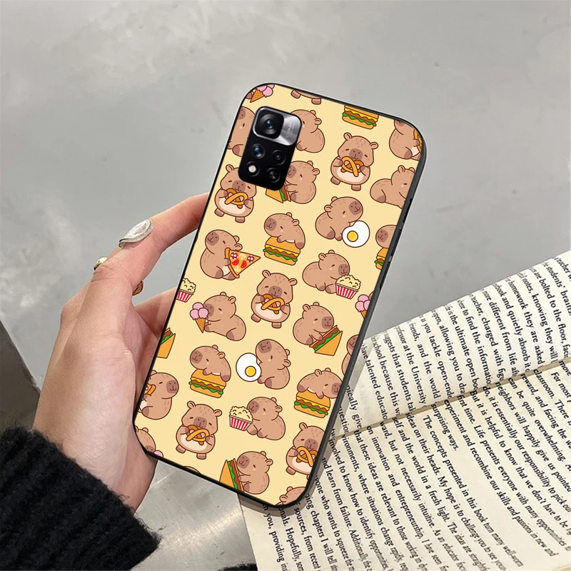 

Cartoon Cute capybara Carcasa Funda Phone Case For Xiaomi Redmi note 14 Pro 14 13 12 11 10 Pro Redmi 14C 13C 10 14S 12S 11S