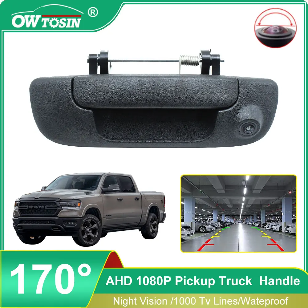 For Dodge Ram 1500 2500 3500 2002 2003 2004 2005-2008  Pickup Truck Handle Vehicle Camera AHD 1080P Fisheye Reverse Car Camera