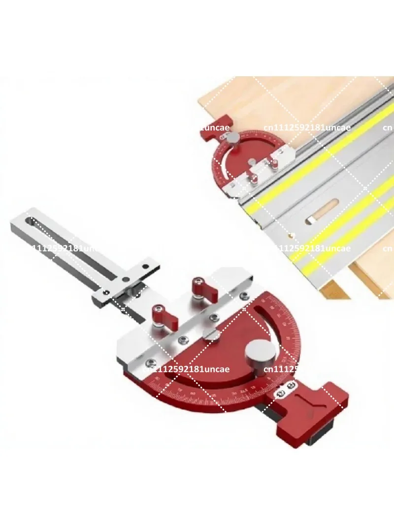 Woodworking Guide Rail Square for Circular Saw & Router Track, Panel Cutting Accessory
