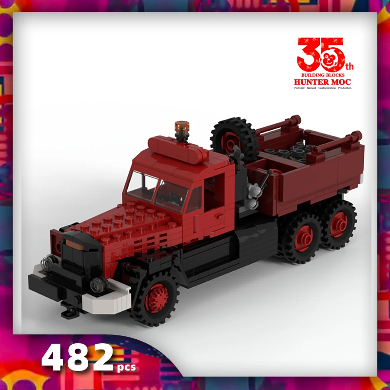 

HtMoc Tractor blocks truck bricks moc construction equipment construction vehicle truck transporter toy moc cars bricks