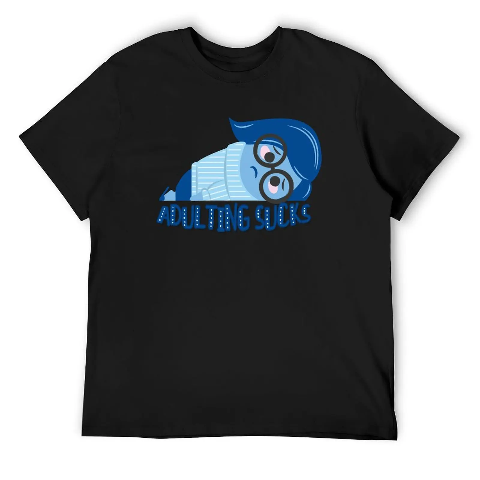 Adulting sucks T-Shirt quick drying baggy shirts tshirts for men