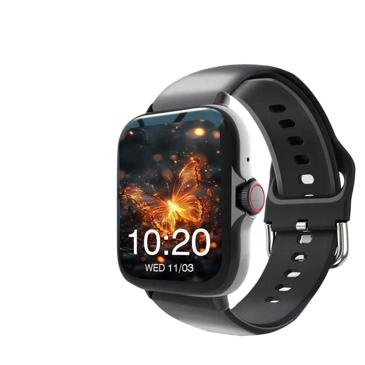 

Silicone Strap Smart Watch With Multiple Sports Modes, Waterproof Outdoor Smartwatch For Men Women With Heart Rate/Sleep Monitor