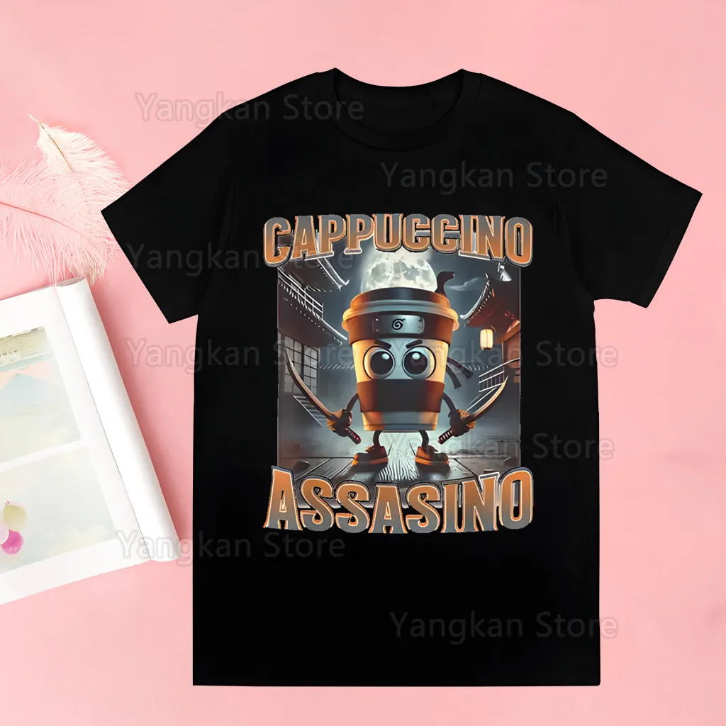 이탈리아 Brainrot Tralalero 탑 여성 티셔츠 Tralala Tung Tung Tung Bombardiro Crocodilo 티셔츠 여름