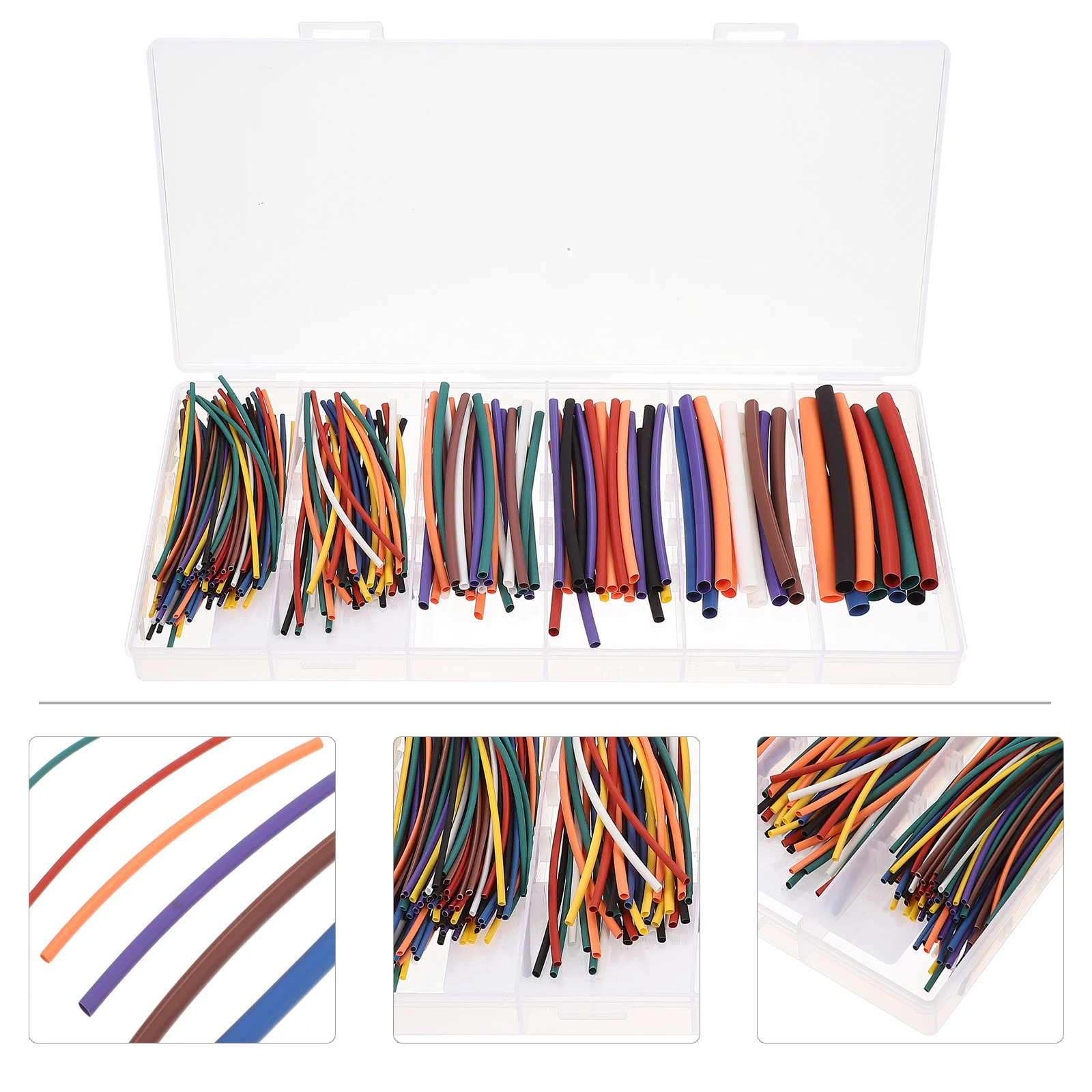 

1 Set Heat Tubing Assorted Sleeving Kit Premium Silicone Rubber Waterproof Insulated Cable Protection For Wiring Automotive Diy
