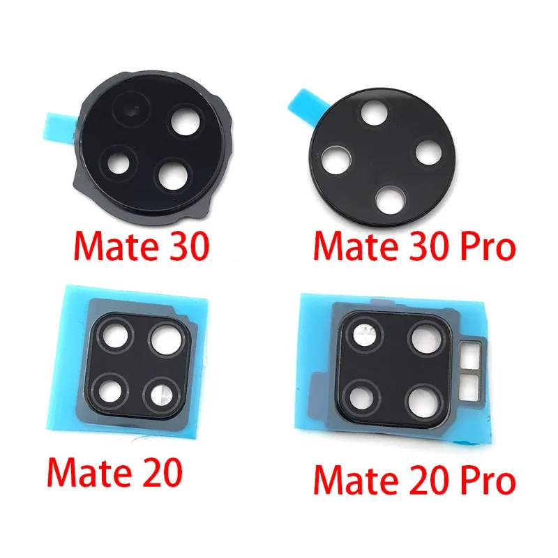 Back Camera Glass Lens Cover with Frame Holder For Huawei Mate 20 30 Pro Replacement Part