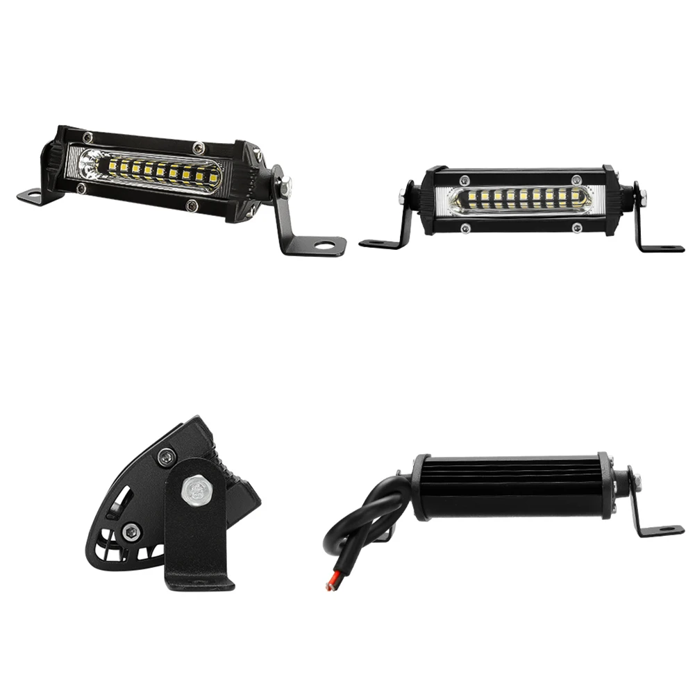 1pc 27W Single Row Light 9Led Car Work Light Bar Spot Truck OffRoad Motorcycle Lighting Parts LED Work Light Bar