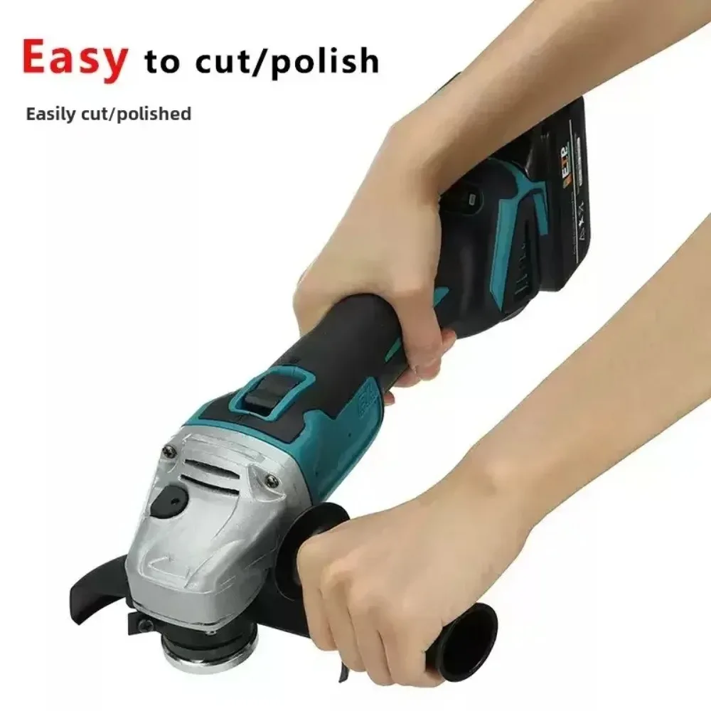 Polishing and Cutting Machine 18V Brushless Angle Grinder - High Power Cordless