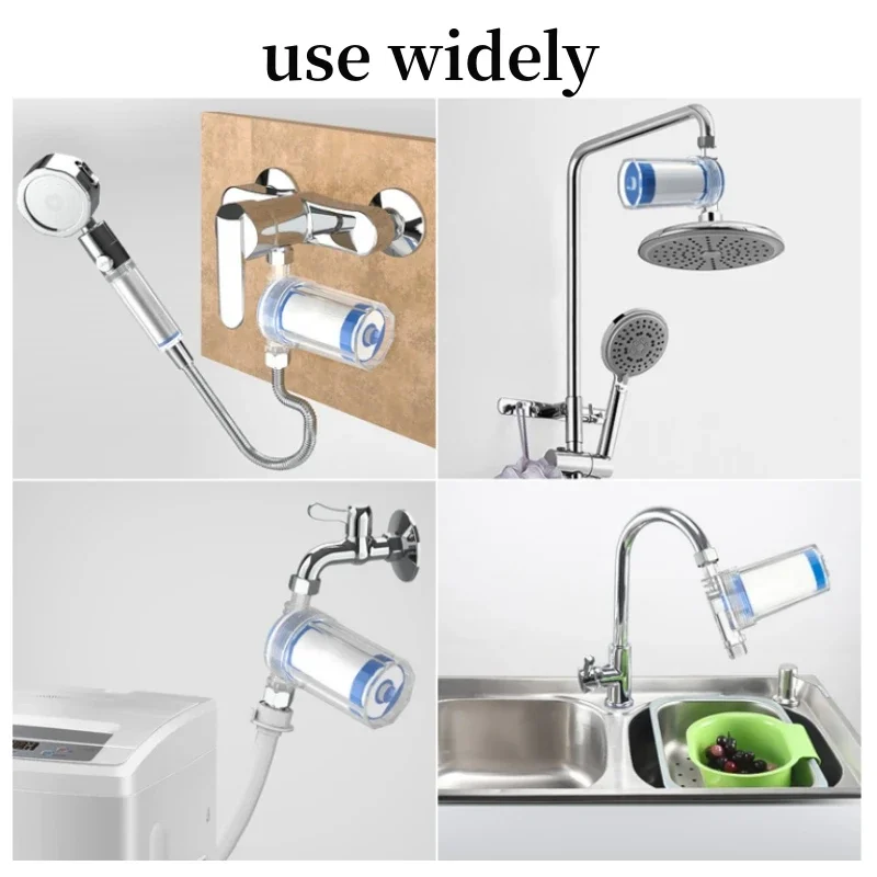 Universal Water Pipe Filter PP Cotton Shower Bath Sprayer Strainer Faucet Water Heater Purification Kitchen Bathroom Fittings