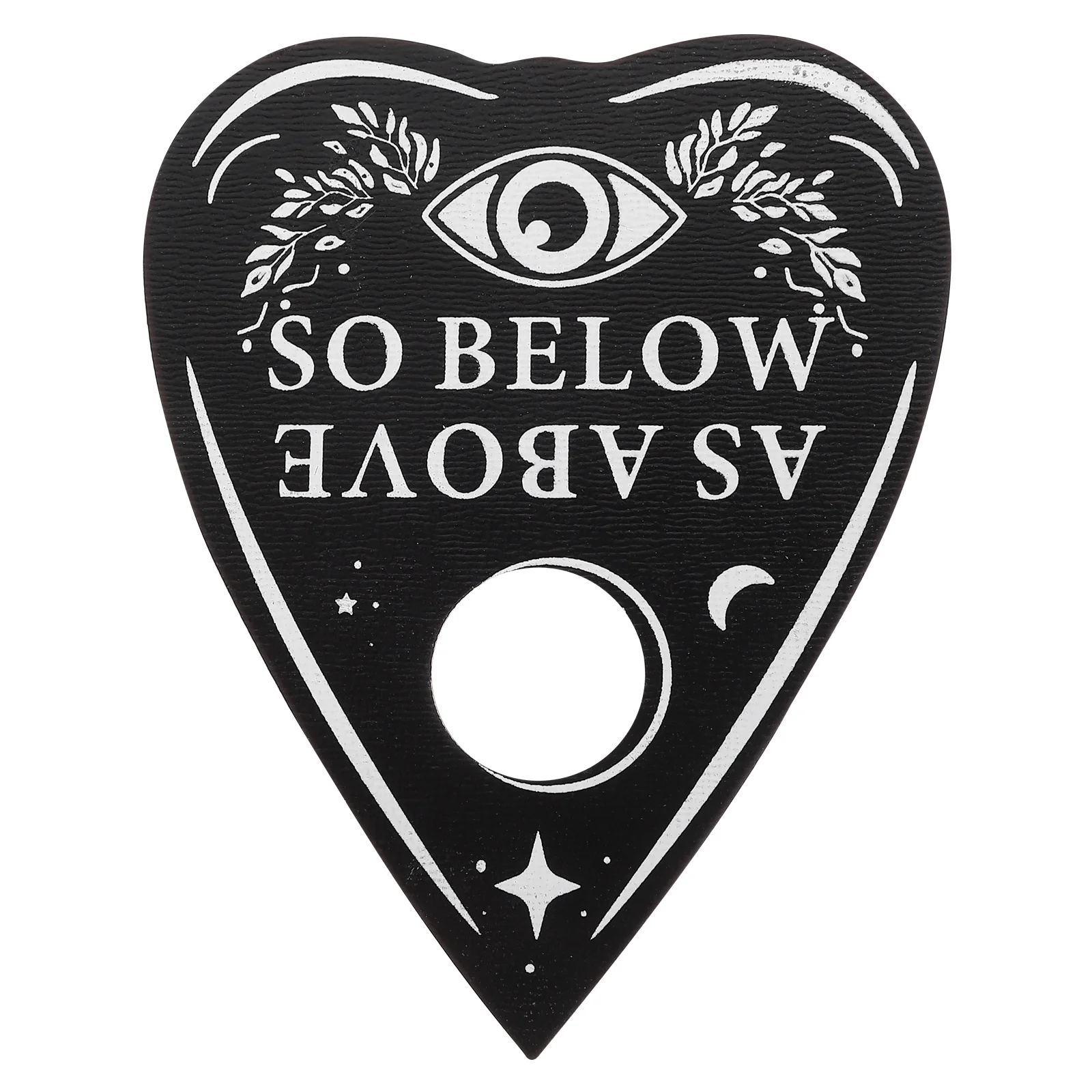 

1pc Heart Shape Wood Pendulum Answer Board Divination Message Indicator For Tarot Reading Spiritual Guidance Decorative