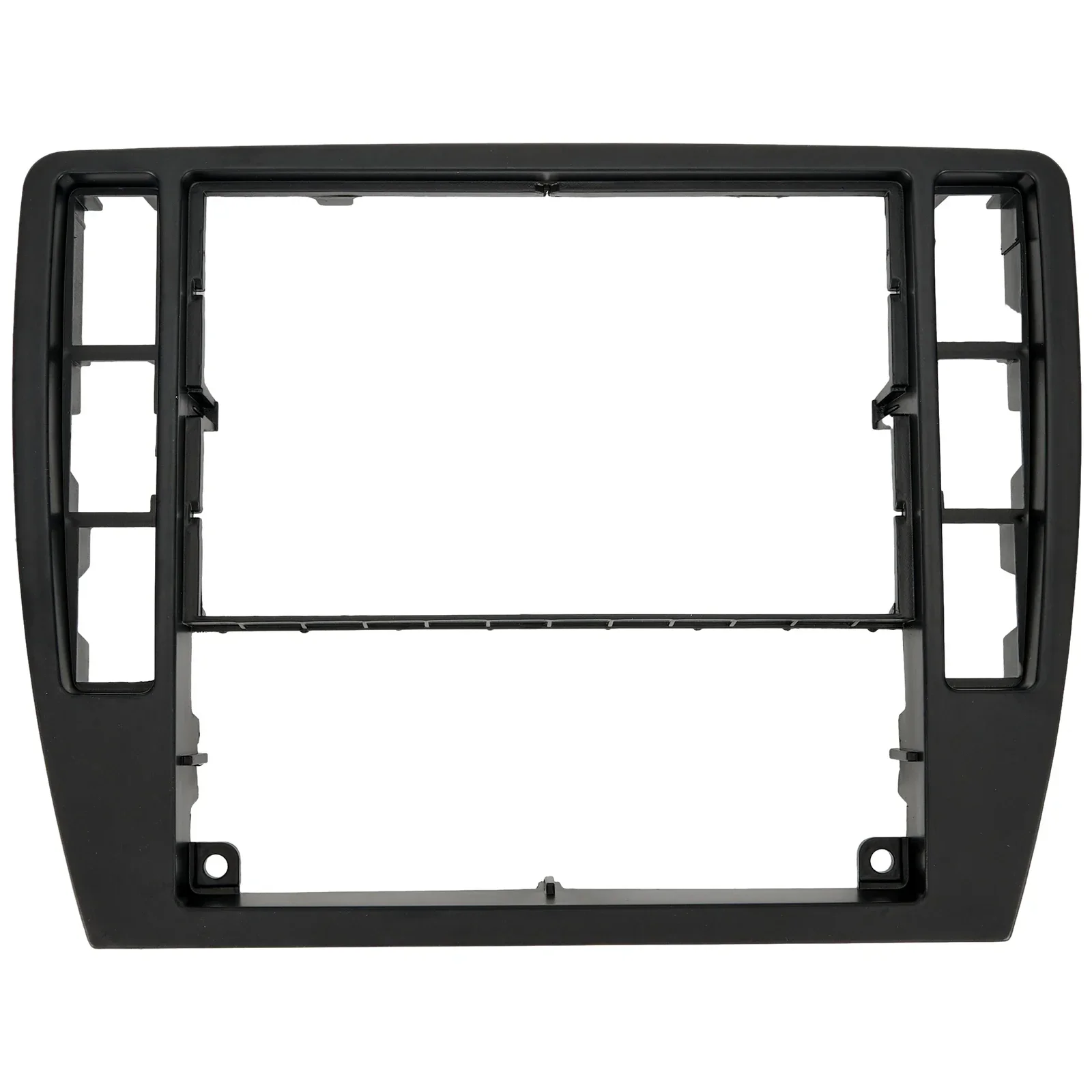 1x Center Radio Dash Center Console Black ABS Plastic Bezel Panel For Passat B5 B5.5 2001-2005 3B0858069 Replace