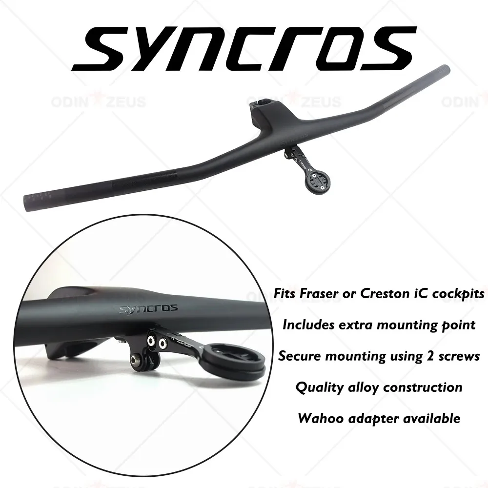 SYNCROS ADDICT RC Aluminum Alloy BicycleComputer Mount CRESTON IC SL Handle GPS/Garmin/Briton/Wahoo Bicycle Mounting Stand